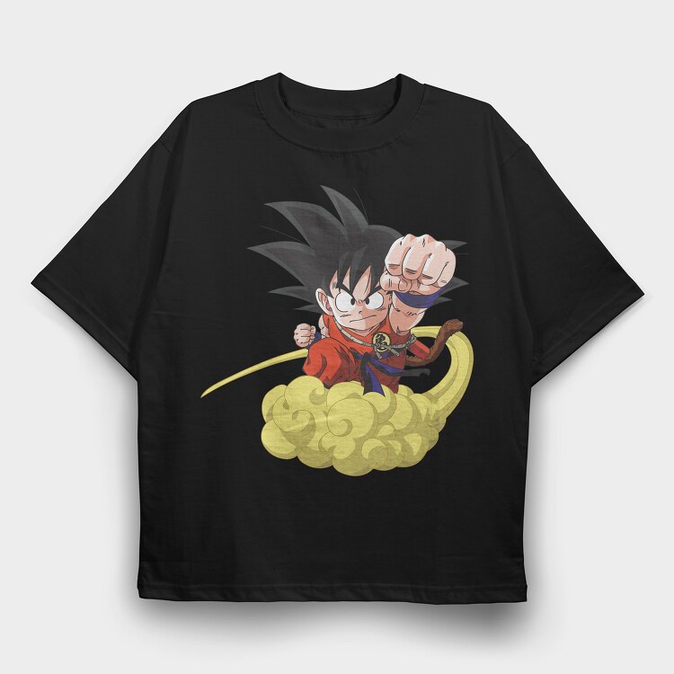 Cartoon Retro Dragon Ball Z 1, Tricou Oversize Barbati (Unisex)