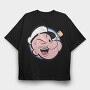 Popeye 10, Tricou Oversize Barbati (Unisex)