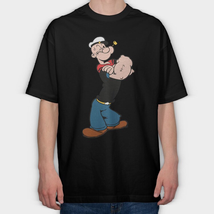 Popeye 11, Tricou Oversize Barbati (Unisex)