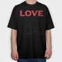 Love 1, Tricou Oversize Barbati (Unisex)