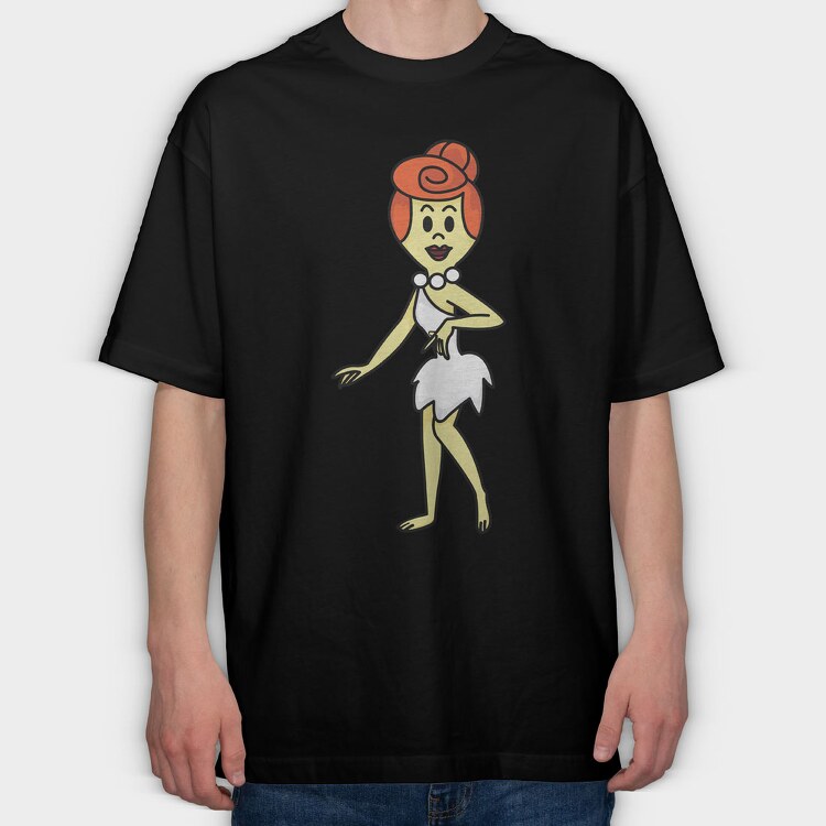 The Flintstones 17, Tricou Oversize Barbati (Unisex)