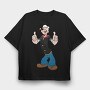 Popeye 12, Tricou Oversize Barbati (Unisex)