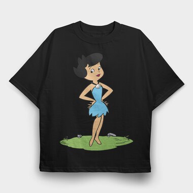 The Flintstones 18, Tricou Oversize Barbati (Unisex)