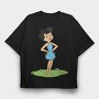 The Flintstones 18, Tricou Oversize Barbati (Unisex)
