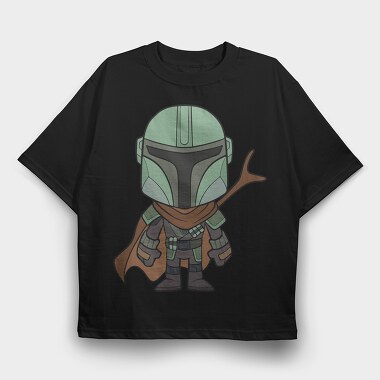 Baby Yoda 17, Tricou Oversize Barbati (Unisex)