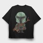 Baby Yoda 17, Tricou Oversize Barbati (Unisex)