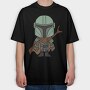 Baby Yoda 17, Tricou Oversize Barbati (Unisex)