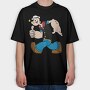 Popeye 14, Tricou Oversize Barbati (Unisex)