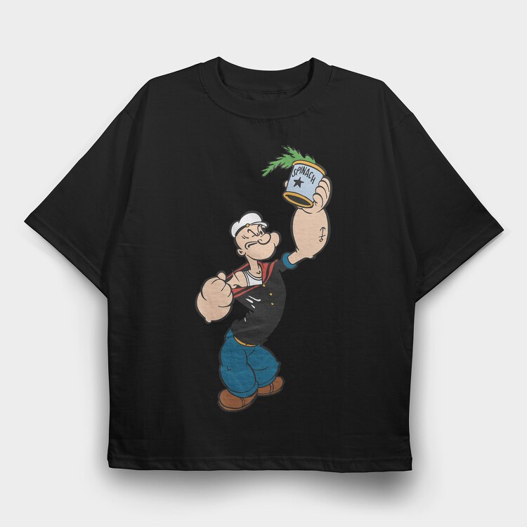 Popeye 15, Tricou Oversize Barbati (Unisex)