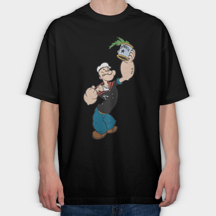 Popeye 15, Tricou Oversize Barbati (Unisex)