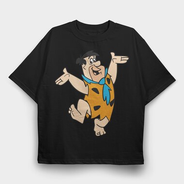 The Flintstones 20, Tricou Oversize Barbati (Unisex)