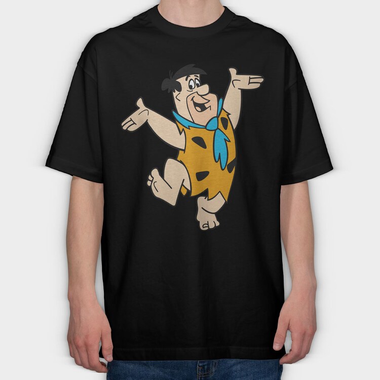 The Flintstones 20, Tricou Oversize Barbati (Unisex)