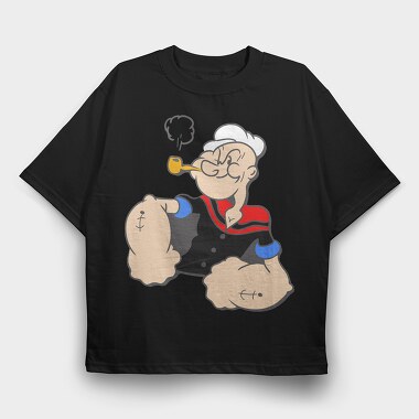 Popeye 16, Tricou Oversize Barbati (Unisex)