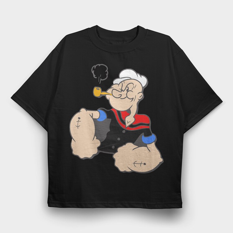 Popeye 16, Tricou Oversize Barbati (Unisex)