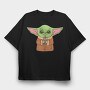 Baby Yoda 20, Tricou Oversize Barbati (Unisex)