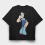 Popeye 17, Tricou Oversize Barbati (Unisex)