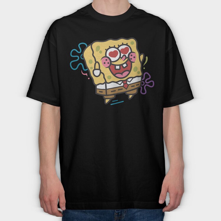 SpongeBob 25, Tricou Oversize Barbati (Unisex)