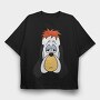 Cartoon Retro Droopy 1, Tricou Oversize Barbati (Unisex)