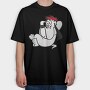 Cartoon Retro Droopy 3, Tricou Oversize Barbati (Unisex)