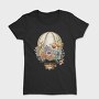 Balloon Floral Vintage, Tricou Femei