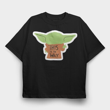 Baby Yoda 24, Tricou Oversize Barbati (Unisex)