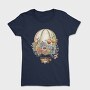 Balloon Floral Vintage, Tricou Femei
