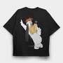 Cartoon Retro Droopy 6, Tricou Oversize Barbati (Unisex)