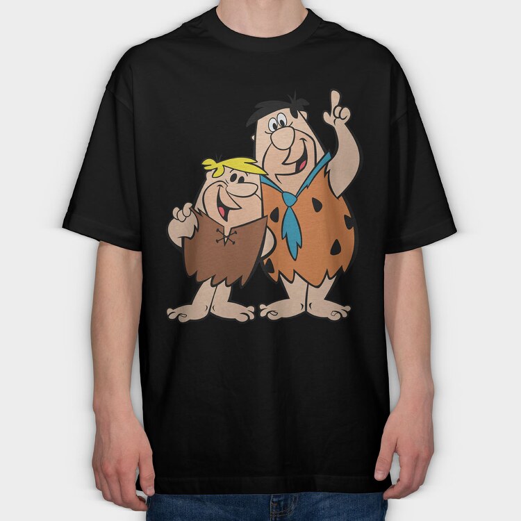The Flintstones 25, Tricou Oversize Barbati (Unisex)
