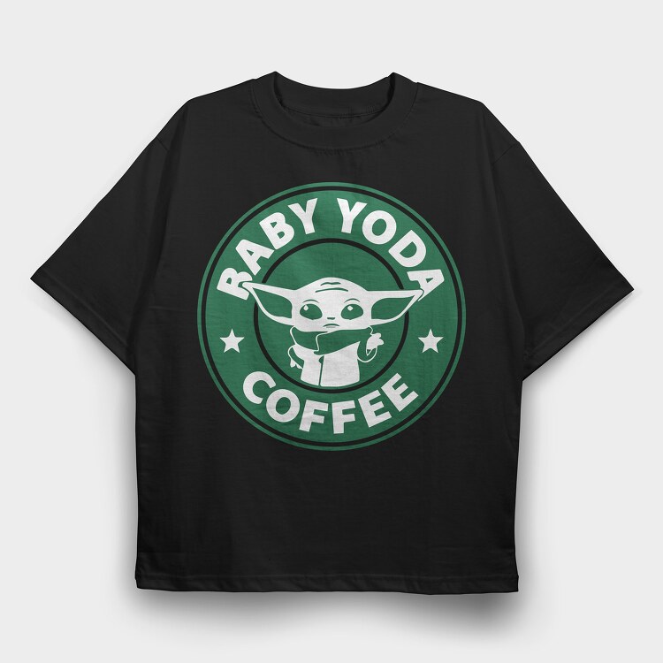 Baby Yoda 25, Tricou Oversize Barbati (Unisex)