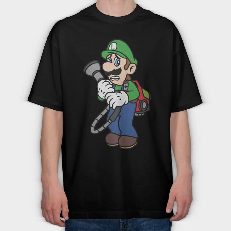 Luigi Fear, Tricou Oversize Barbati (Unisex)