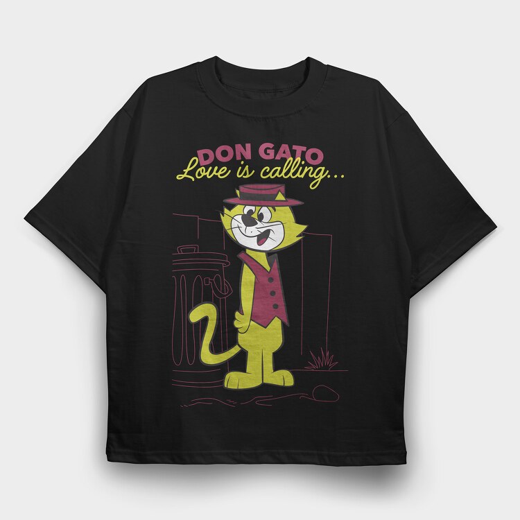 Don Gato, Tricou Oversize Barbati (Unisex)