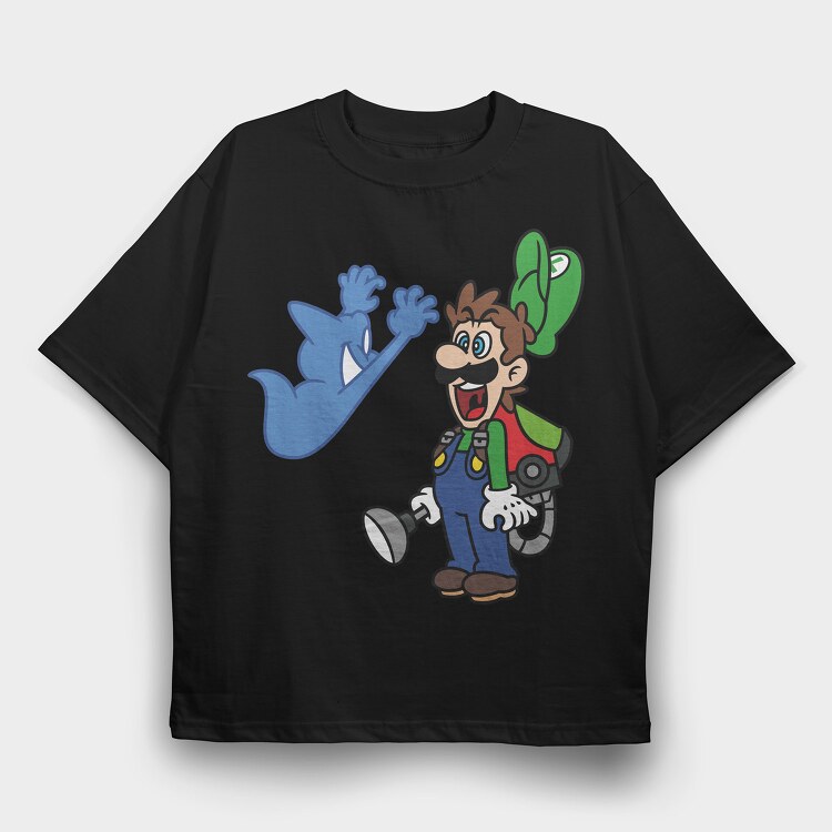 Luigi Scream 3, Tricou Oversize Barbati (Unisex)