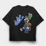 Luigi Scream 3, Tricou Oversize Barbati (Unisex)