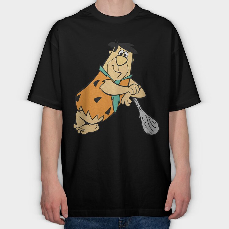 The Flintstones 4, Tricou Oversize Barbati (Unisex)
