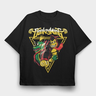 Donkeykong, Tricou Oversize Barbati (Unisex)