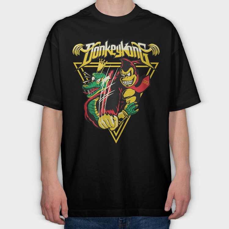Donkeykong, Tricou Oversize Barbati (Unisex)