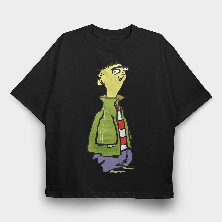 Cartoon Retro Ed Edd N Eddy 1, Tricou Oversize Barbati (Unisex)