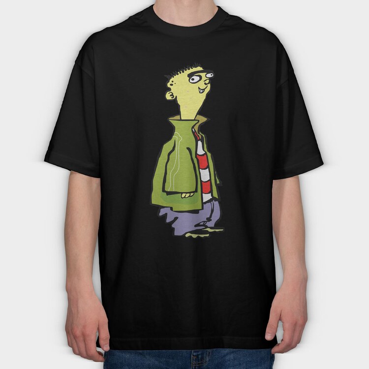 Cartoon Retro Ed Edd N Eddy 1, Tricou Oversize Barbati (Unisex)