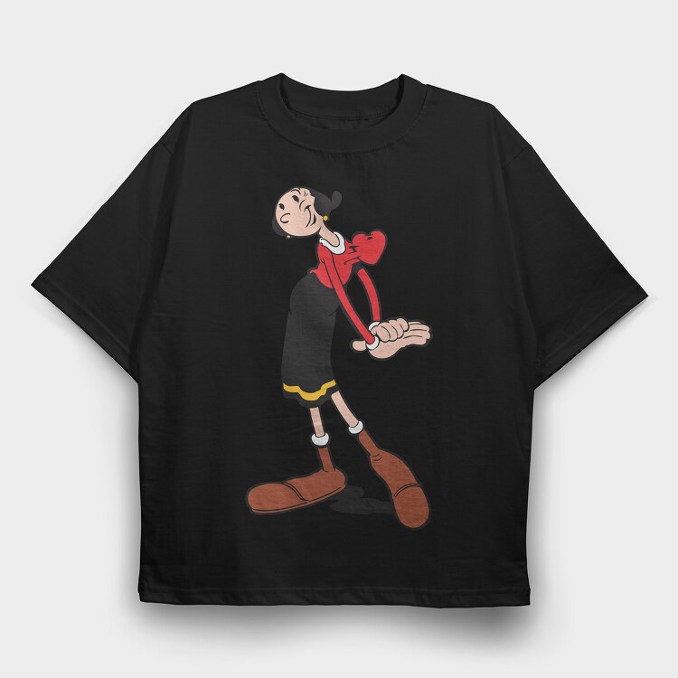 Popeye 3, Tricou Oversize Barbati (Unisex)