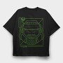 Doom 1, Tricou Oversize Barbati (Unisex)