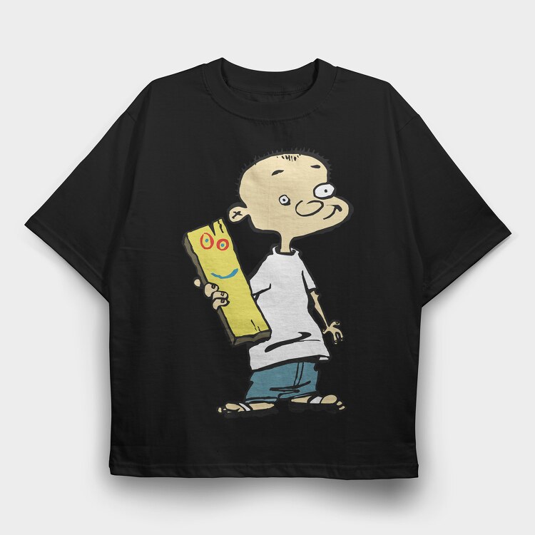 Cartoon Retro Ed Edd N Eddy 2, Tricou Oversize Barbati (Unisex)