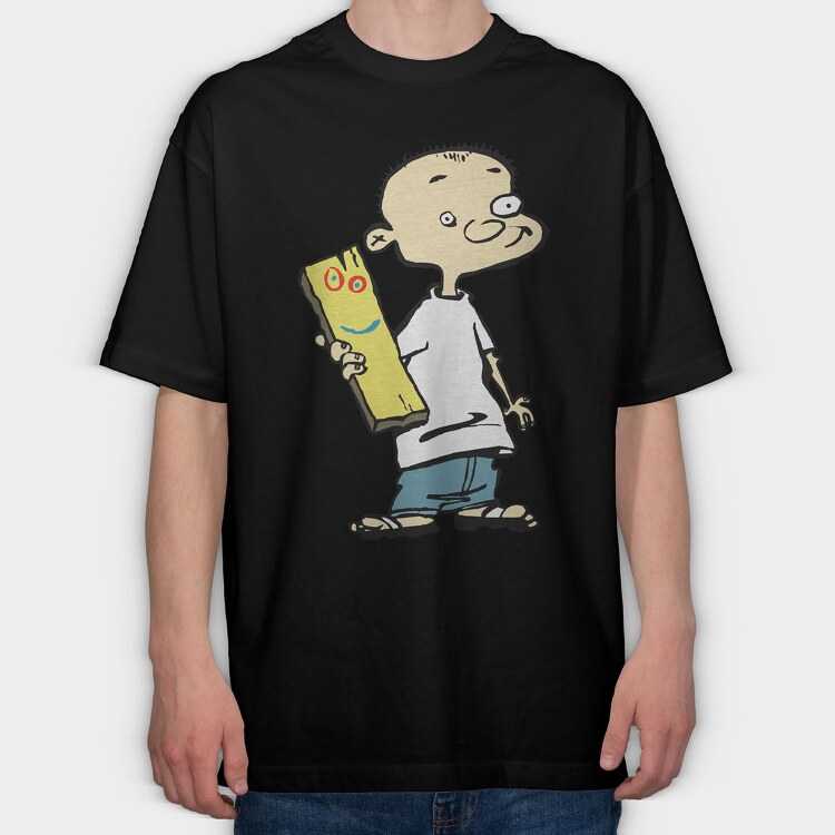 Cartoon Retro Ed Edd N Eddy 2, Tricou Oversize Barbati (Unisex)