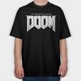 Doom 10, Tricou Oversize Barbati (Unisex)