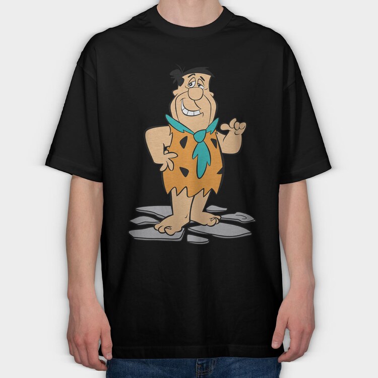 The Flintstones 7, Tricou Oversize Barbati (Unisex)