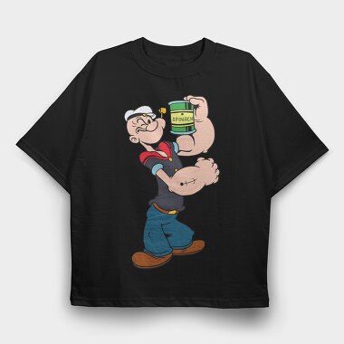 Popeye 6, Tricou Oversize Barbati (Unisex)