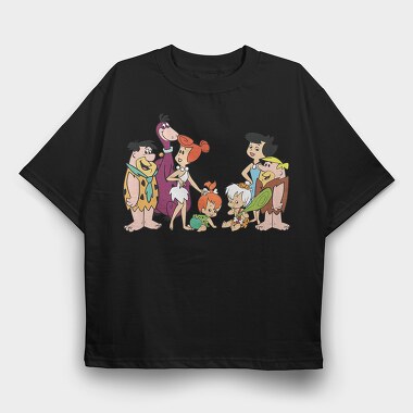 The Flintstones 8, Tricou Oversize Barbati (Unisex)