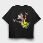 Cartoon Retro Ed Edd N Eddy 5, Tricou Oversize Barbati (Unisex)