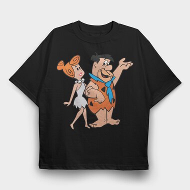 The Flintstones 9, Tricou Oversize Barbati (Unisex)
