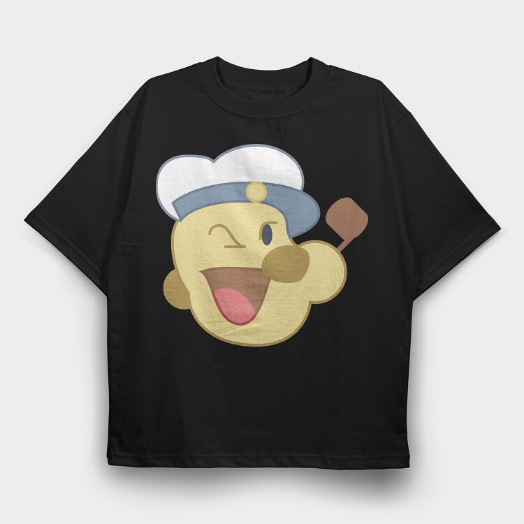 Popeye 9, Tricou Oversize Barbati (Unisex)