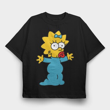 Maggie Simpson 1, Tricou Oversize Barbati (Unisex)